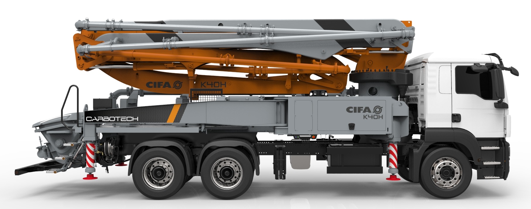 CIFA is pumped for its birthday with the K40H truck-mounted boom pump CIFA_ConcretePlacement8