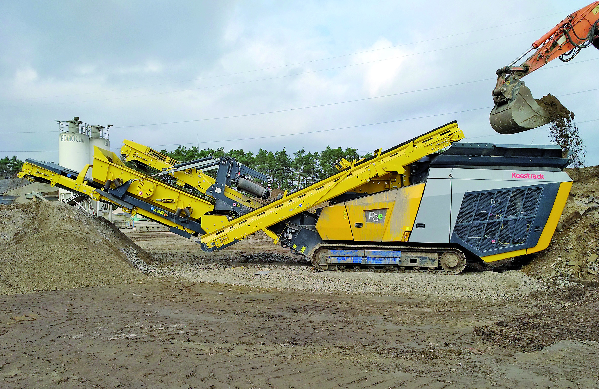 Keestrack’s new fully-hybrid R3e impact crusher Keestrack_R3e impact crushe