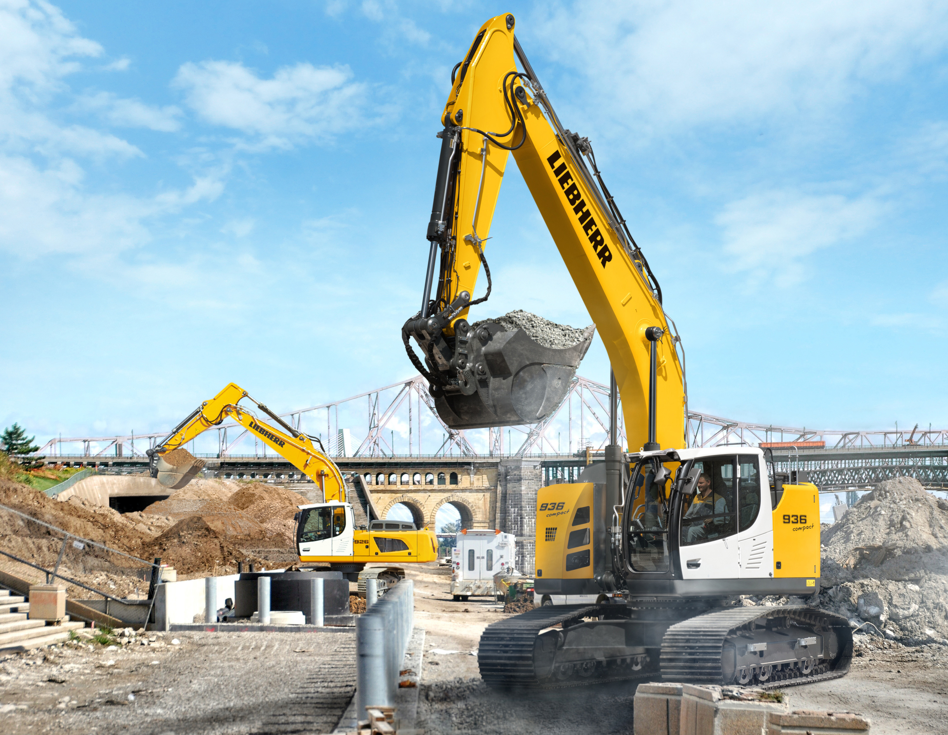 The Liebherr R 936 excavator: said to be ideal for use in places where space is tight Liebherr_ 936 Excavator_Pat_B2.jpg