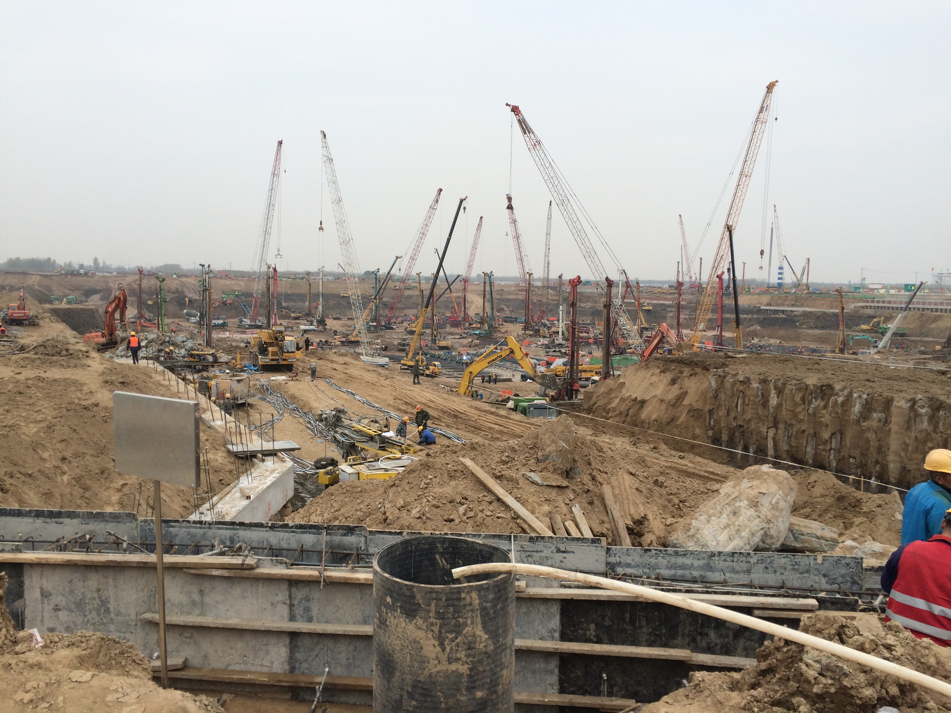 The new Beijing Airport project is spread across a massive site and data monitoring is helping ensure construction quality Beijing National Airport.jpg