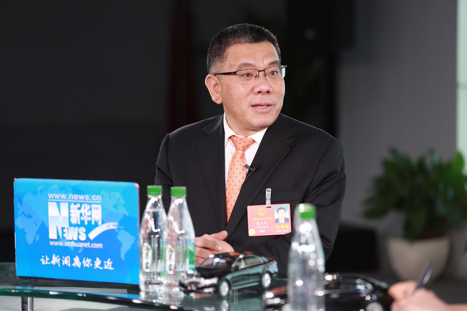 Zeng Guang’an, NPC deputy for Guangxi Zhuang Autonomous Region and chairman of Guangxi Liugong Group LiuGongPic.jpg