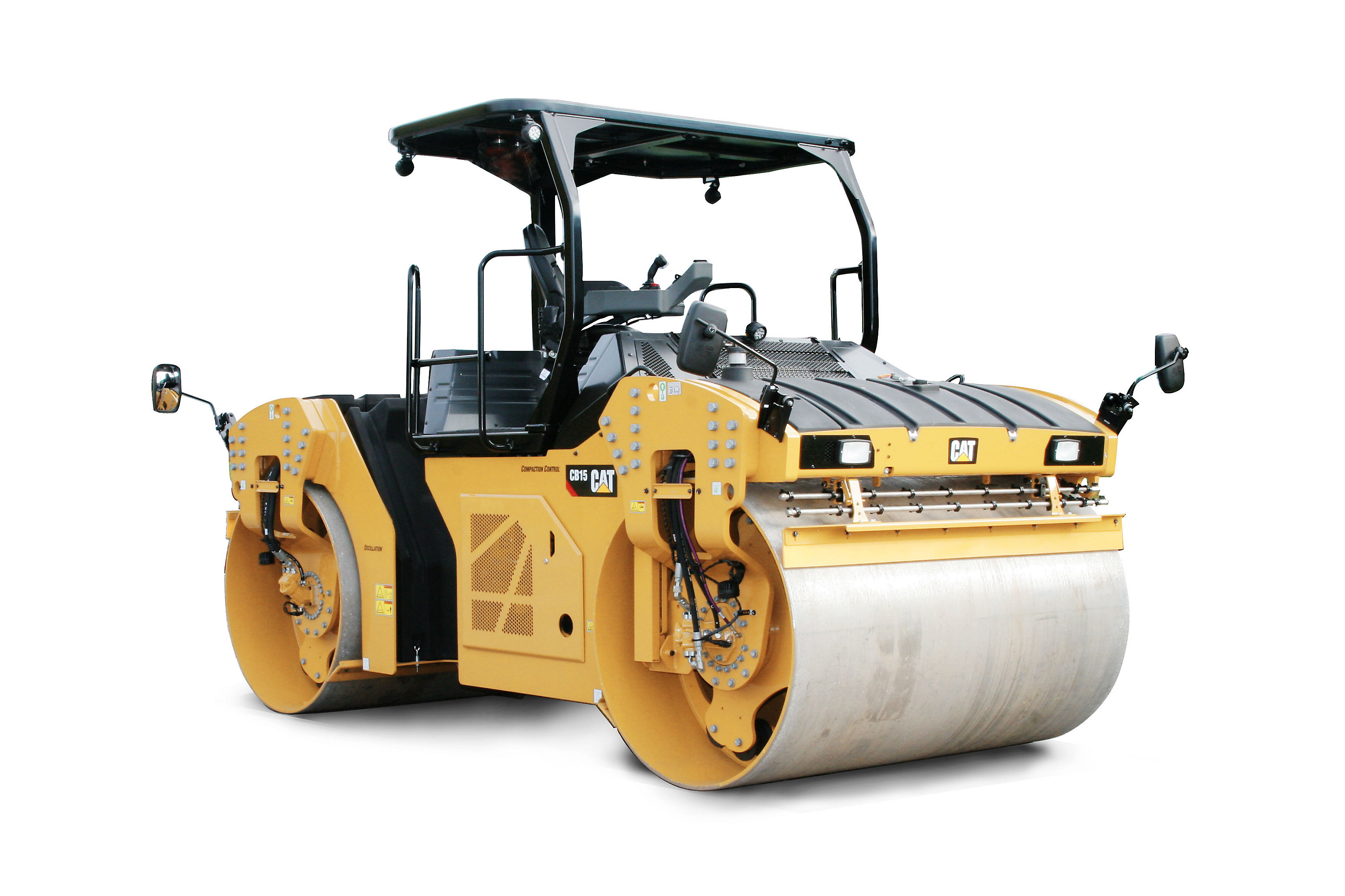 Triple tandem time for Caterpillar: the new CB13, CB15 and CB16 compactors CAT rollers PIC 1.jpg