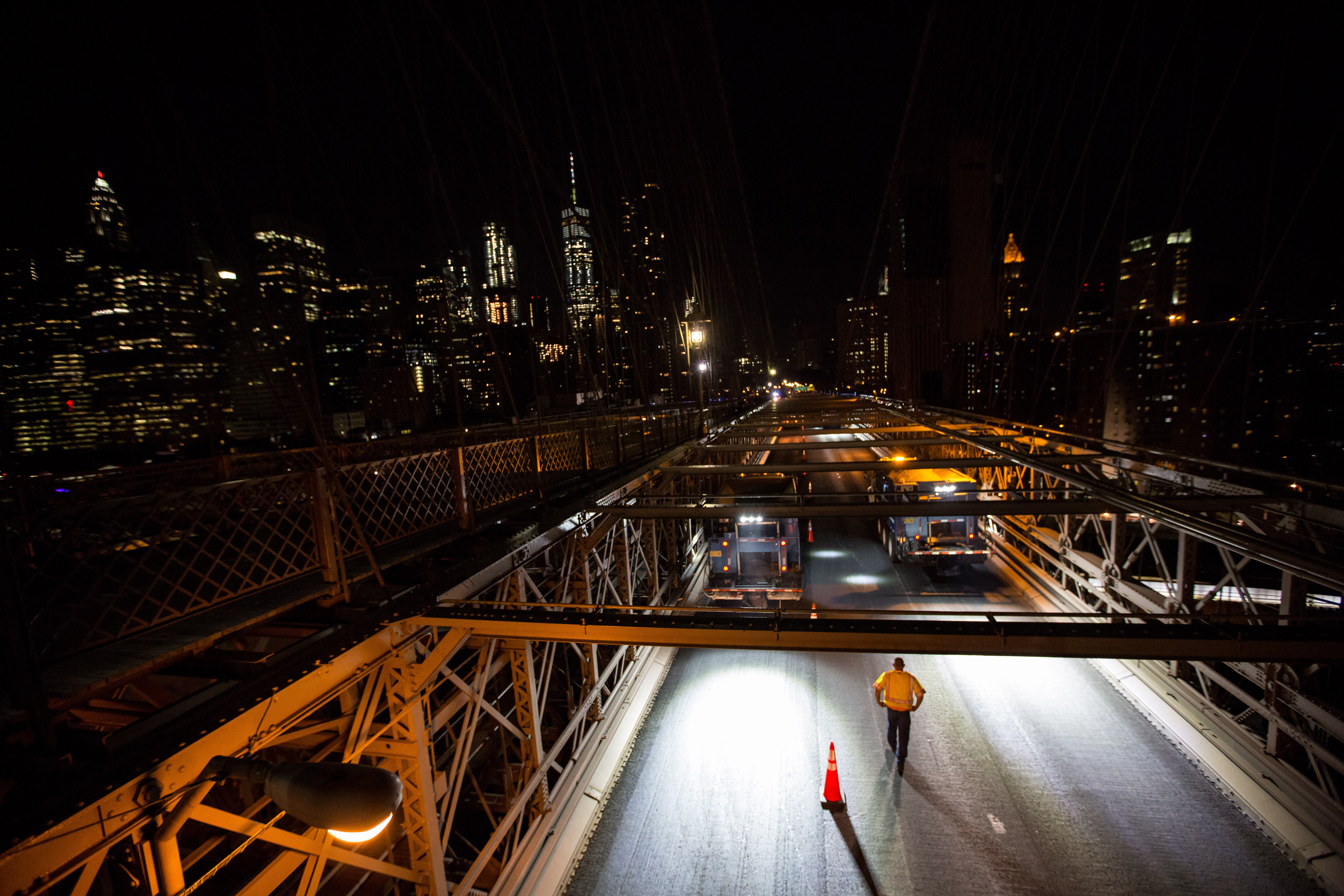 Brooklyn Bridge: Night time is work time for Bergkamp’s M210, a truck-mounted slurry seal and micro surfacing paver PIC CAP 1.jpg