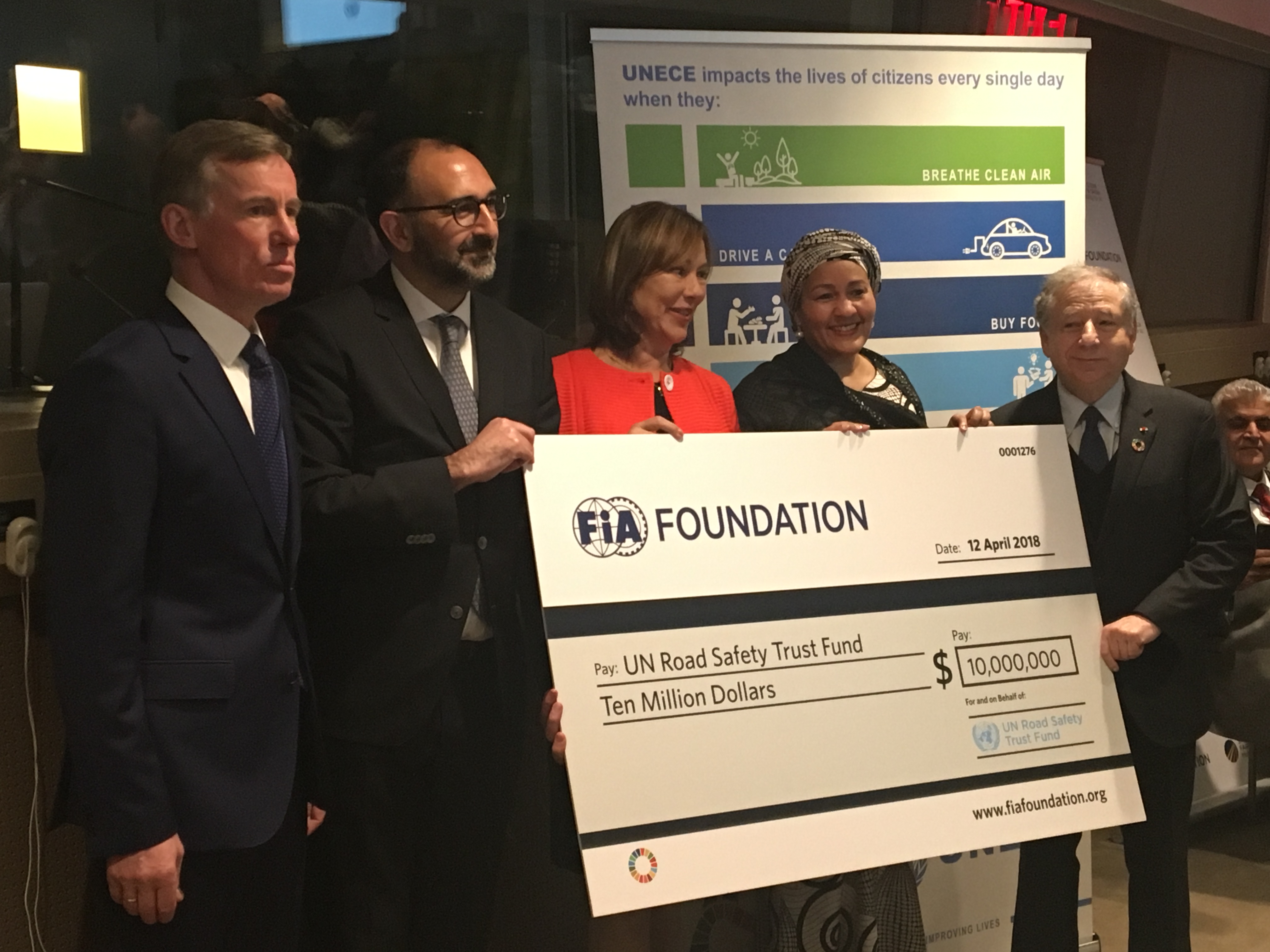 The FIA Foundation has pledged a donation of US$10 million to kick-start the fund 2554ED10-BA3F-4373-94D1-4E97917249BC.jpeg