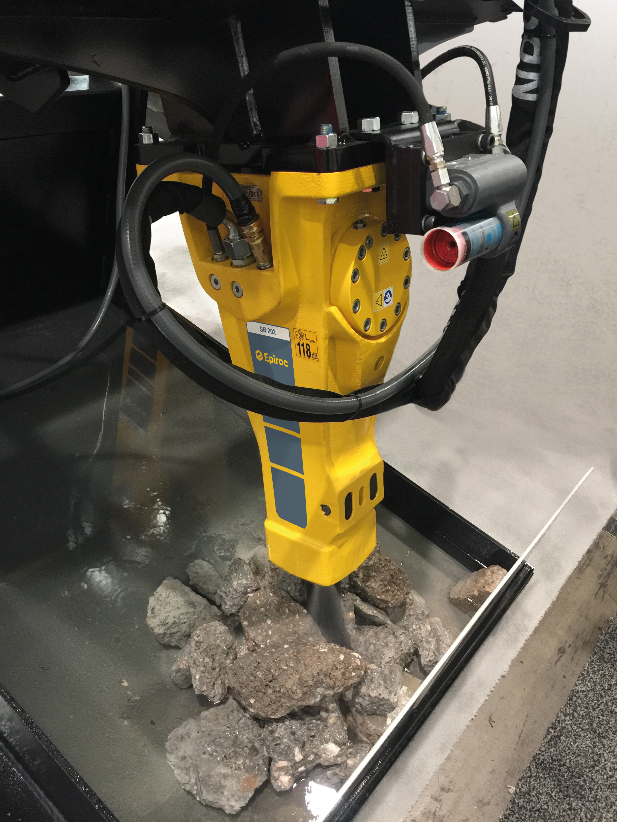 The new wheel saw from Doosan Bobcat is said to be tough and durable Epiroc_SB Breaker.jpg