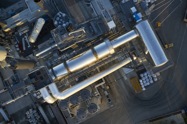 Benninghoven supplied contractor Max Bögl with an asphalt plant featuring its latest counterflow parallel drum technology Parallel drum with hot gas generator 650.jpg