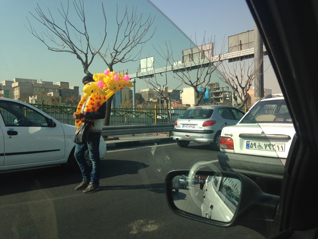 Inflatable snakes, what every driver needs ( image courtesy of World Highways reader Mehrdad Yousefinejhad) skidsMehrdadIran5 650.jpg