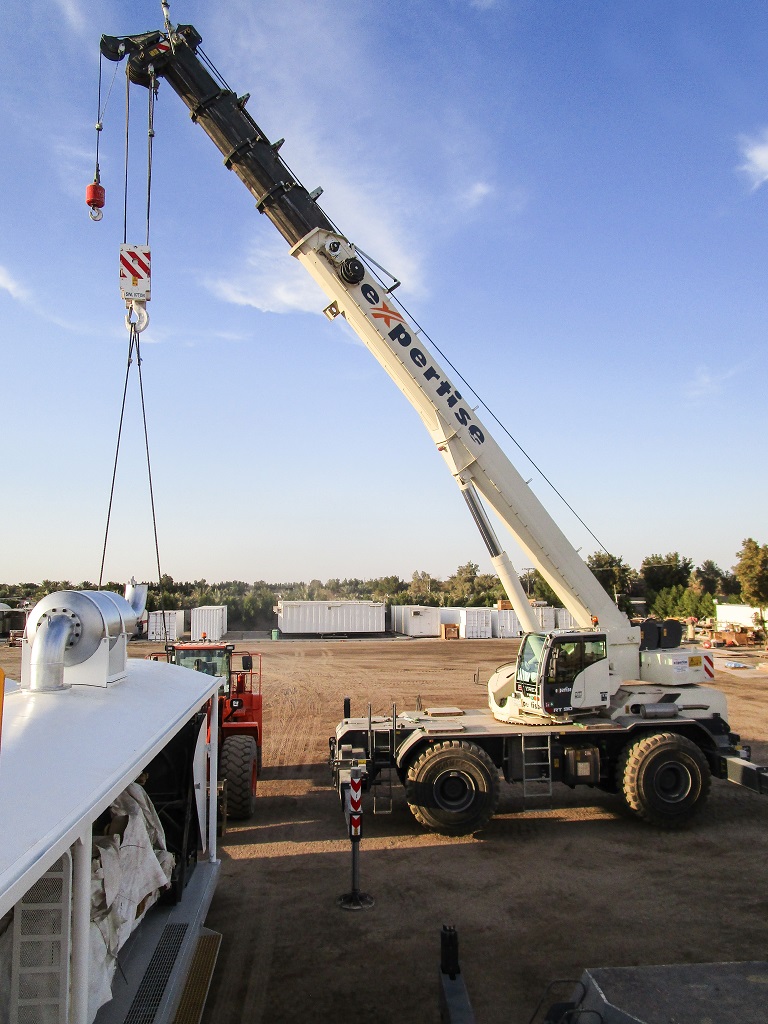 Terex Crane’s team was able to provide assistance with commissioning and operation when the RT 90 crane was used in Saudi Arabia Terex RT 90.jpg