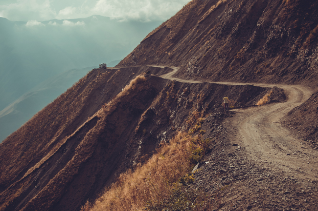 Road conditions in the CAREC nations can leave a lot to be desired, such as this mountain route in Tusheti, Georgia dreamstime_m_101451271 650.jpg