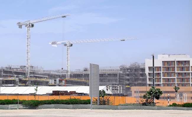 Potain cranes are working on a construction project in the UAE Potain-cranes-construct- 650.jpg
