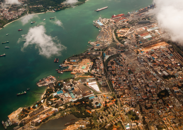 Mombasa’s busy port will benefit from the new suspension bridge connection dreamstime_s_34144983 new.jpg