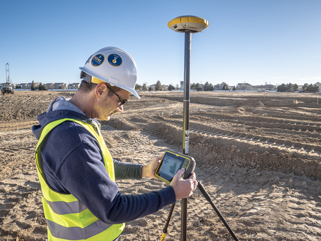 The Trimble T7 Tablet is optimised for use with Trimble Siteworks Software, survey software tailored for construction workflows CEC - Image - Trimble T7 Tablet_8 - High Resolution.png