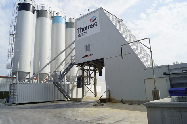 Ammann’s CBS 120 SL Elba Concrete Mixing Plant with swivelling hopper and additive storage containers Ammann-Beton - 2.jpg