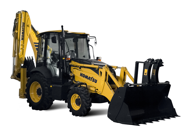 Komatsu claims improved performance and lower fuel consumption for its versatile WB98R-8 backhoe loader WB98R-8.jpg