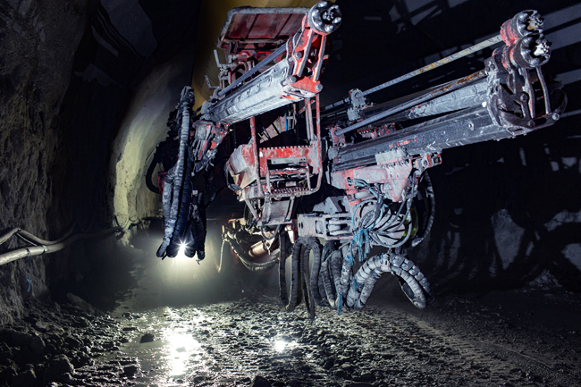 Ready for action in Iceland’s Dyrafjordurgong Tunnel: Sandvik’s DT1131i three-boom, electro-hydraulic jumbo with automatic drilling functions PIC - 1a.jpg