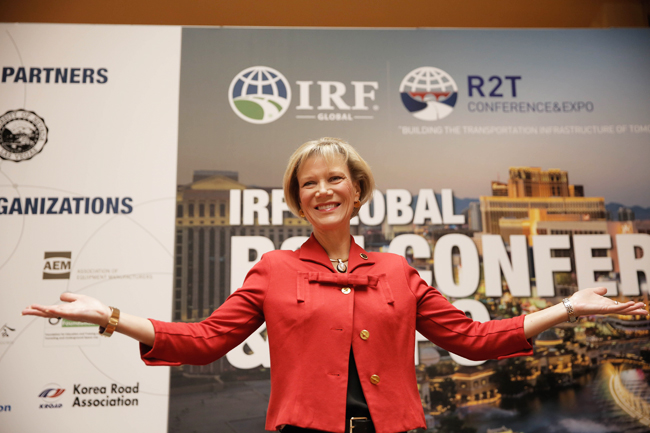 Shelly Row, former Director of the ITS Joint Program Office, keynoted the 2018 IRF R2T Conference IRFR2T-Day1-4star-20181107-56.jpg
