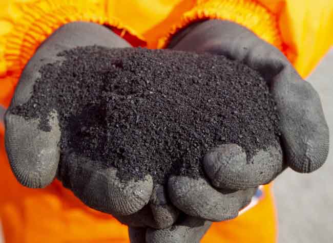 Tarmac is now using crumb rubber in asphalt Tarmac's new asphalt uses waste tyres.jpg