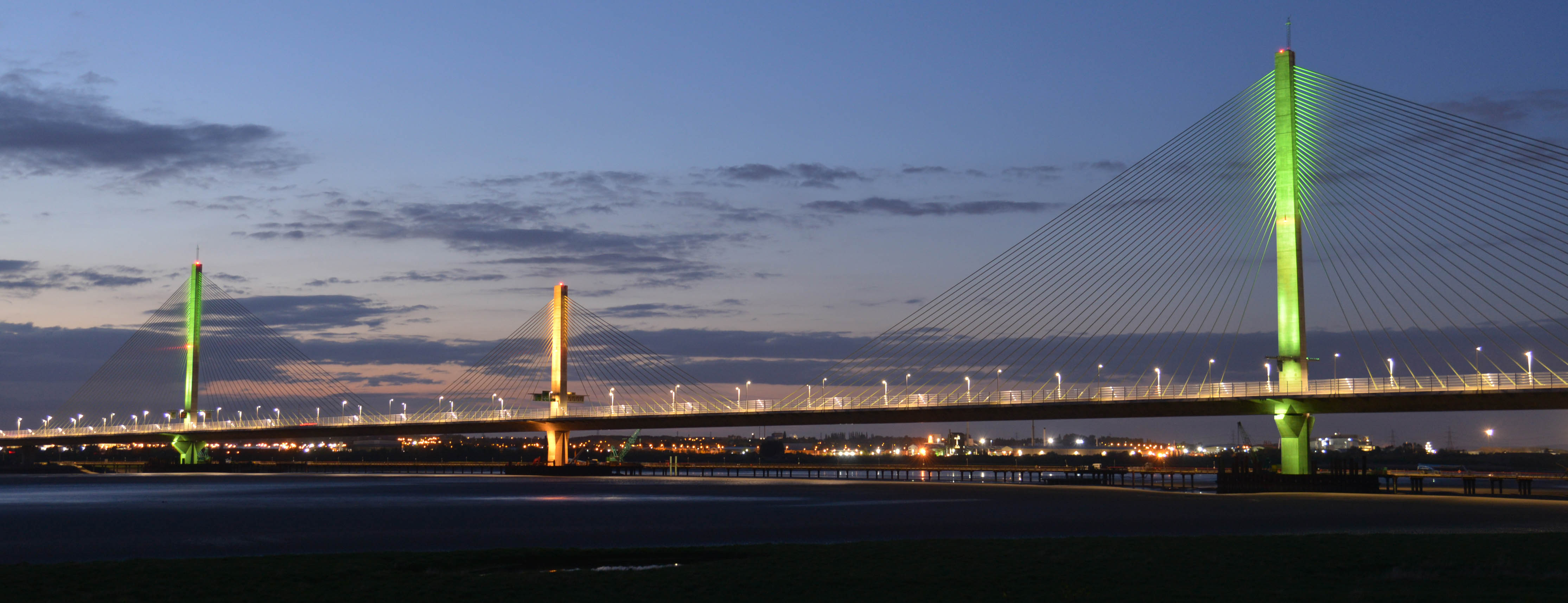 Mersey Gateway Bridge near Liverpool in northwest England: “elegantly integrated” (photo courtesy MerseyLink) MerseyGateway-IABSEaward.jpg
