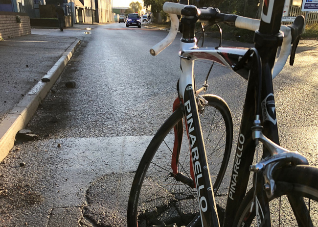 Personal and dental injuries to cyclists accounted for around 55 of the total 335 pothole damage and injury claims filed against local authorities during 2017-18 av.jpg