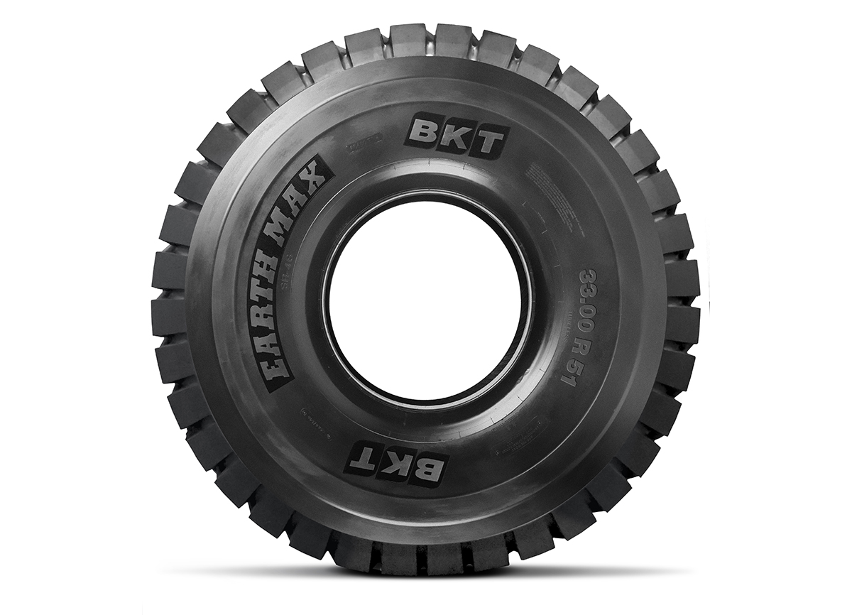 BKT has widened its EARTHMAX off-highway tyre range with the new 33.00 R 51
