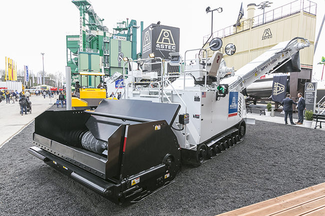 Roadtec has used proven components for its tracked MTV model