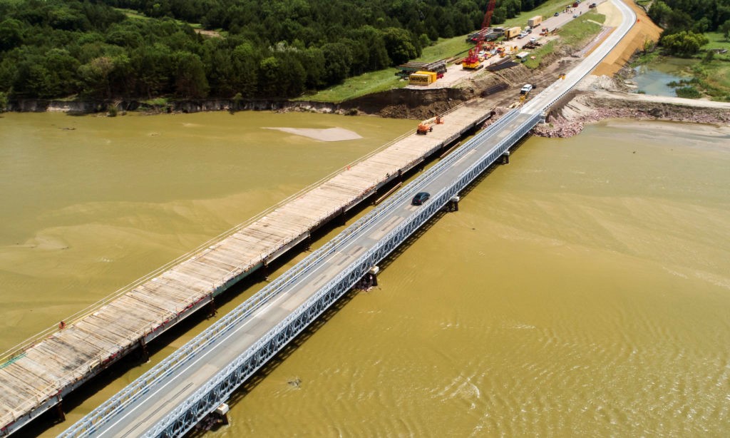 Acrow provides safe and reliable detours in the state of Nebraska after major floods Acrow Nebraska