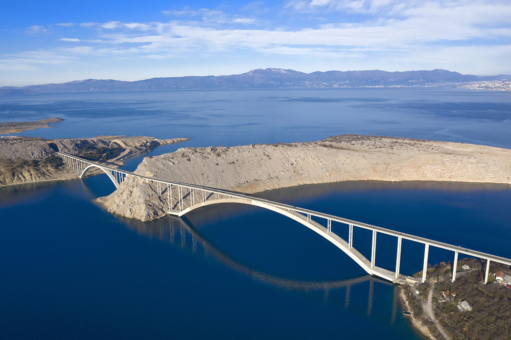 Cortec’s MCI 2020 surface protection system is being used in the Krk Bridge preservation project Cortec’s MCI 2020 surface protection system