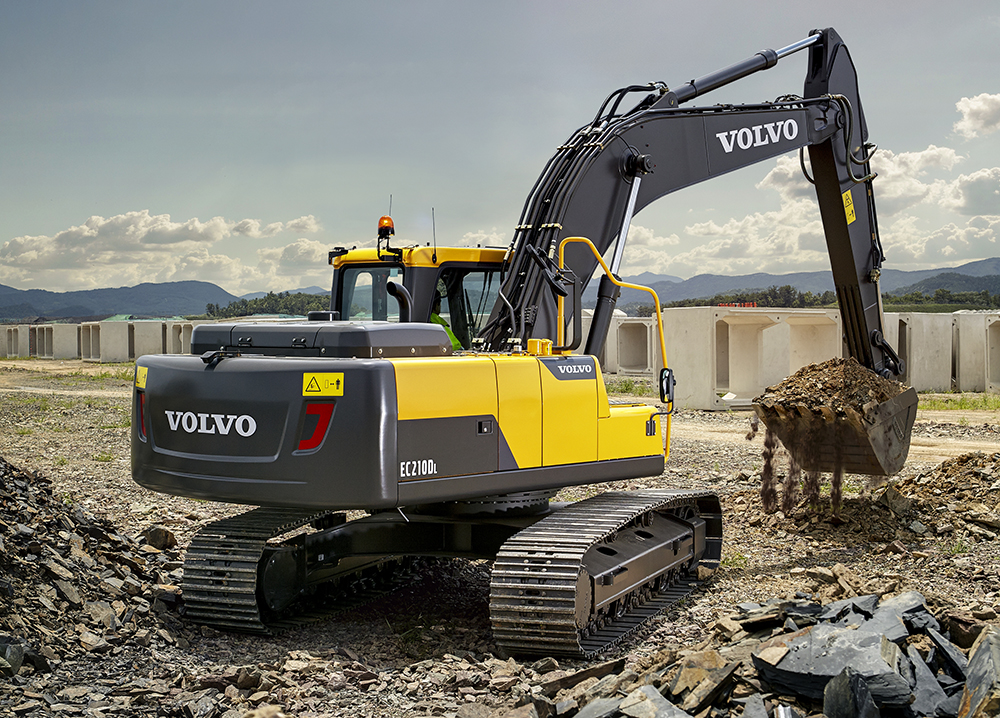 Volvo CE offers the 20tonne class EC210D in Africa and the Middle East Volvo CE 20tonne class EC210D