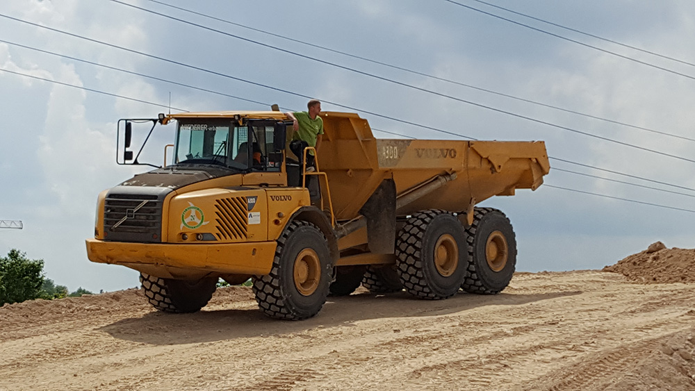 The new Galaxy HTSR tyre suits duties with off-highway dump trucks Galaxy HTSR tyre
