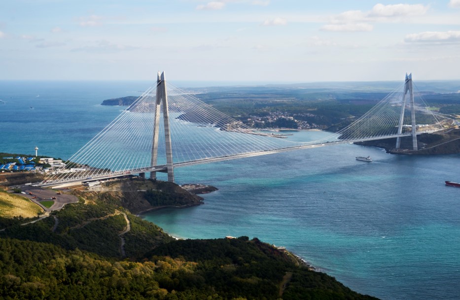 Turkey’s third Bosphorus Bridge won the IRF GRAA in the Design category Turkey’s third Bosphorus Bridge