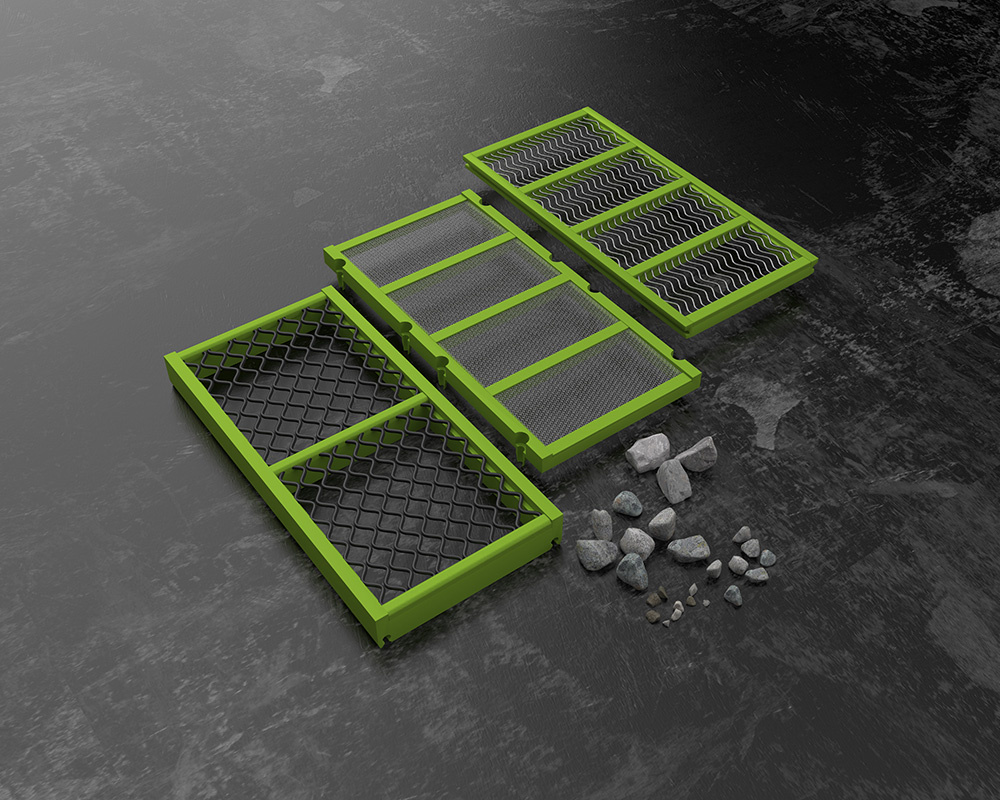 Flex-Mat features up to 40% more screen capacity than traditional woven wire and up to 50% more than traditional polyurethane and rubber panels Flex-Mat polyurethane and rubber panels