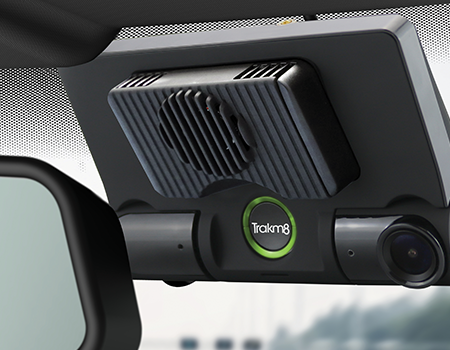 On track to cut accident rates with the Trakm8 RH600 4G telematics camera Trakm8 RH600 4G telematics camera