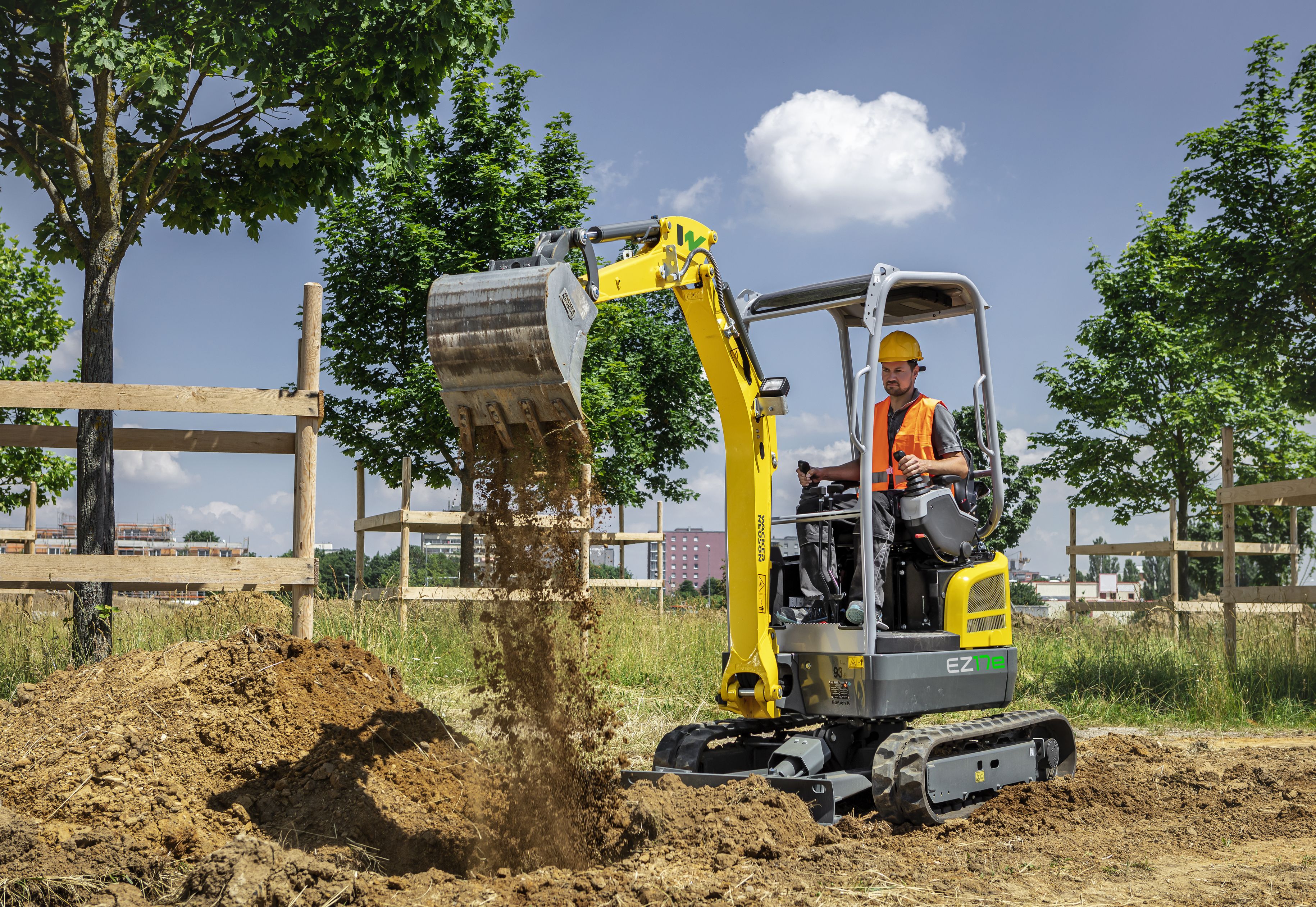 Wacker Neuson's EZ17e - fully electric, battery-powered