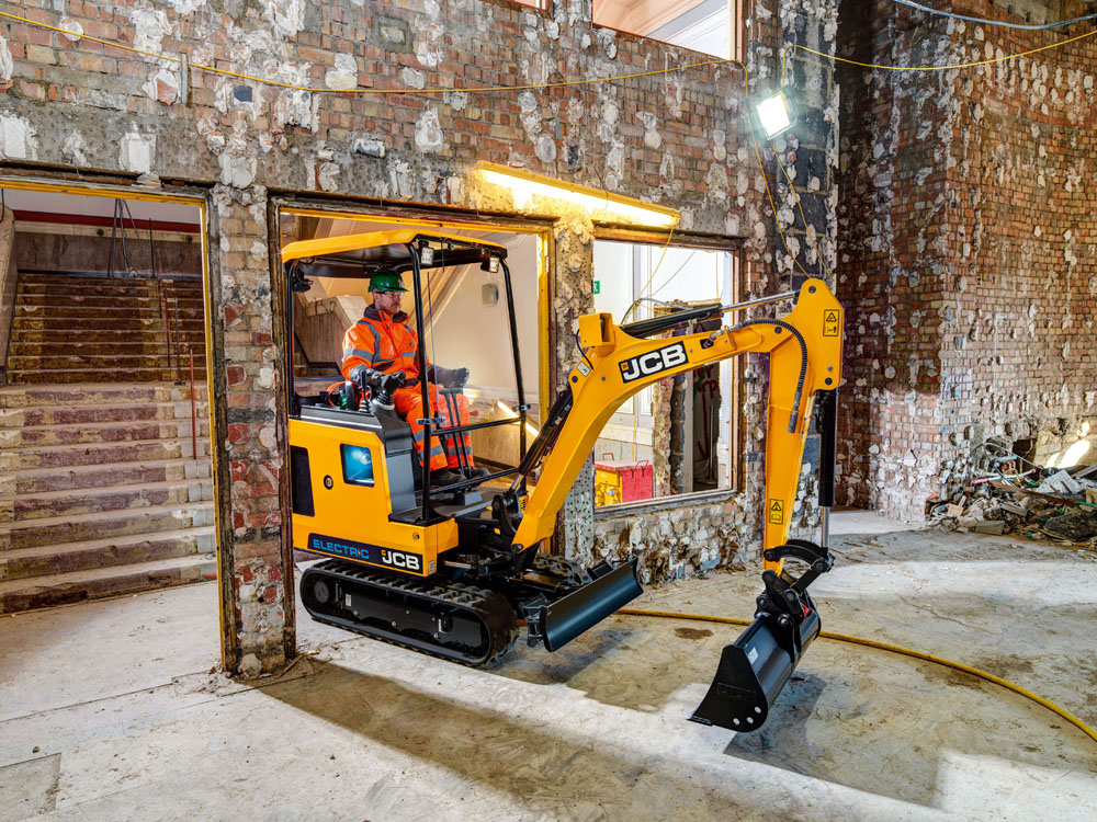 Fast charging is claimed for JCB’s all-electric mini excavator Fast charging is claimed for JCB’s all-electric mini excavator
