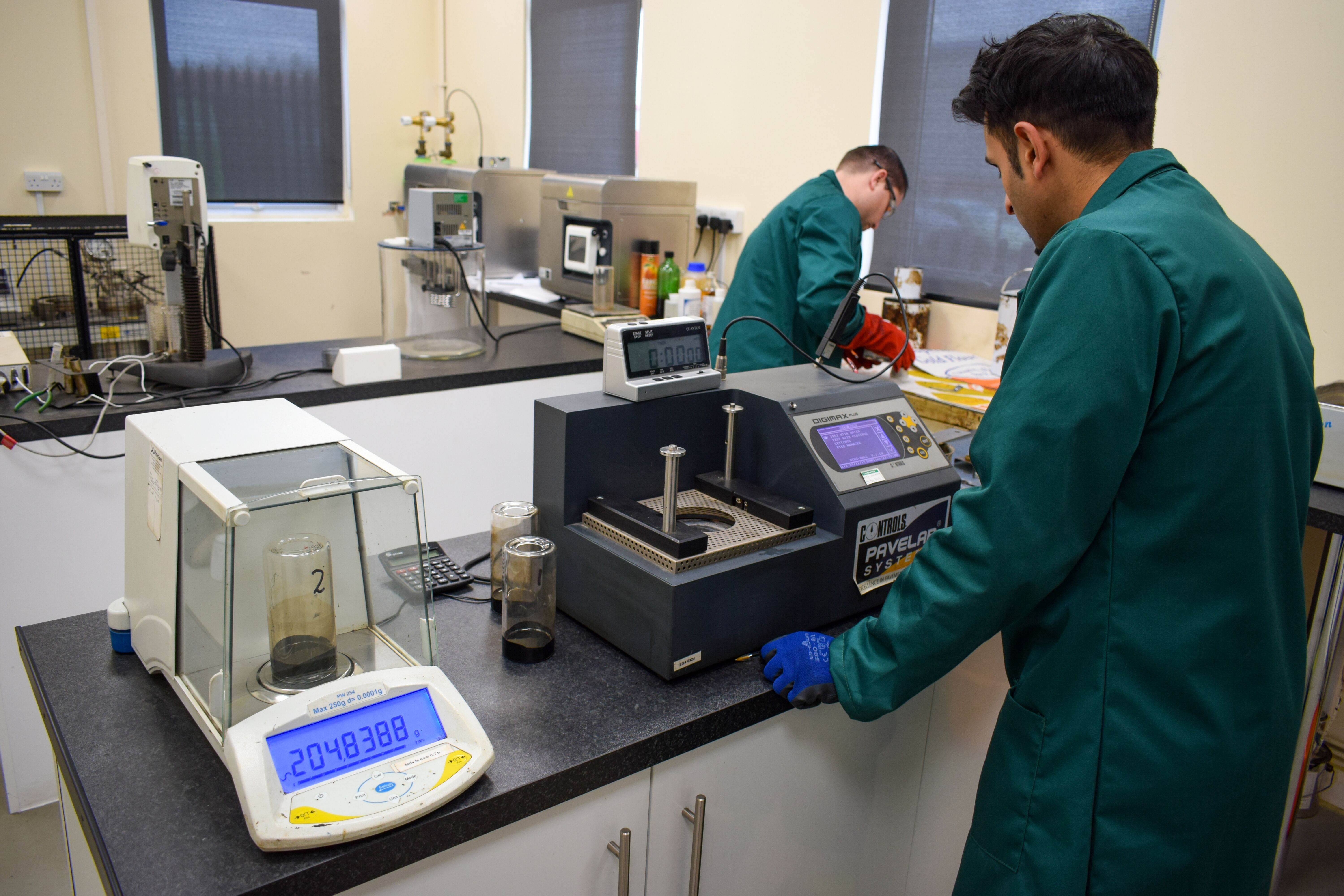 The less energy reflected, the more energy absorbed by pavement (photo courtesy NCAT)