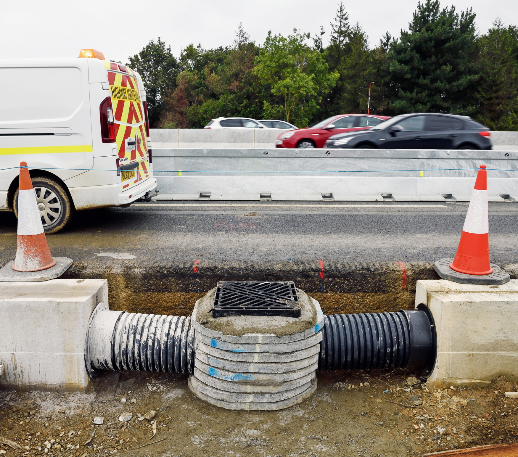 Polypipe’s “top hats” adorn a major expansion of England’s M4 motorway near London