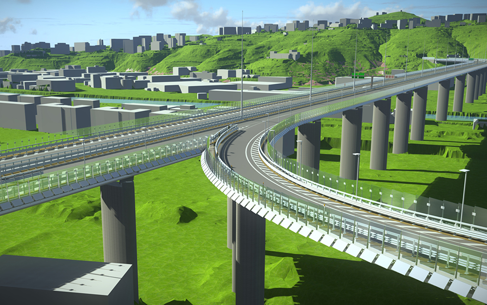 A BIM model was created using Bentley technology - image © courtesy of Italferr A BIM model was created using Bentley technology - image © courtesy of Italferr