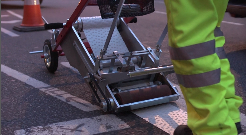 Hitting the mark: temporary tape markings with WJ’s Contramark II road safety system