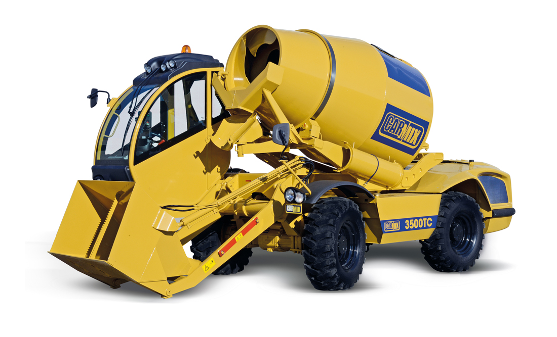 The Carmix 3500 model now benefits from a Stage V/Tier 4 Final compliant diesel The Carmix 3500 model now benefits from a Stage V/Tier 4 Final compliant diesel