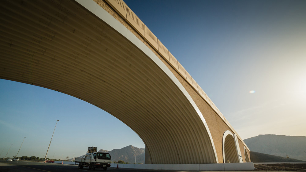 Ras Al Khaimah’s steel arch bridge, UAE, one of the winners of the IRF GRAAs Ras Al Khaimah’s steel arch bridge, UAE, one of the winners of the IRF GRAAs