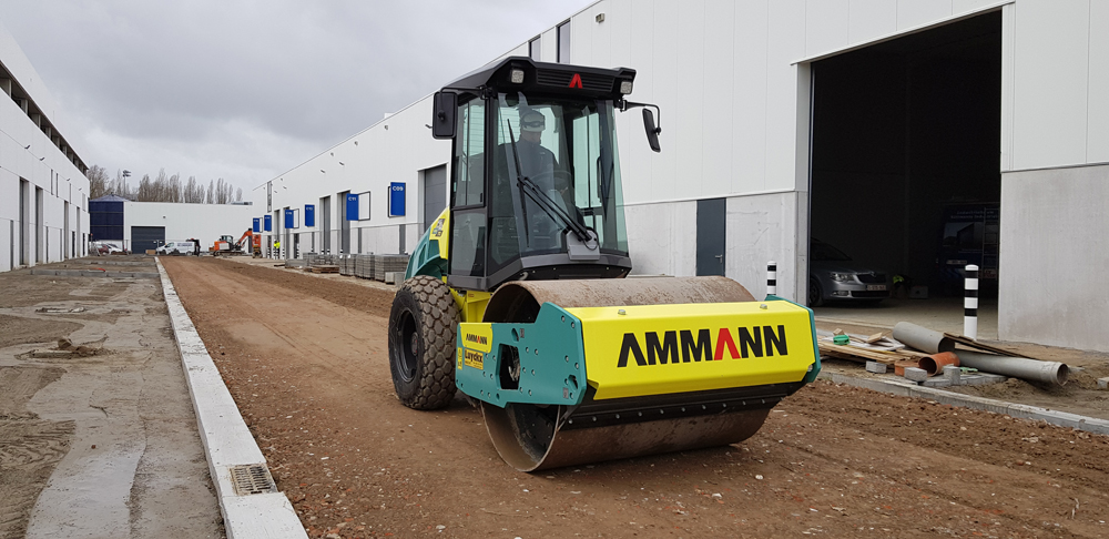 A contractor in Belgium is benefiting from the addition of an Ammann soil compactor to its fleet A contractor in Belgium is benefiting from the addition of an Ammann soil compactor to its fleet