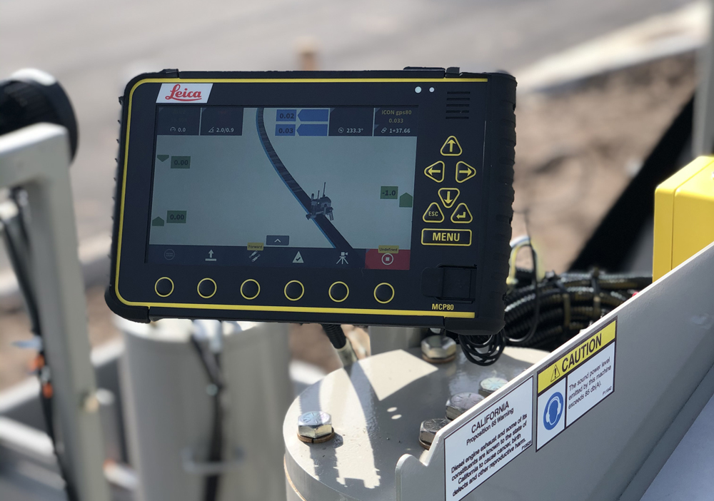 The latest stringless technology from Leica Geosystems is said to be easy to use The latest stringless technology from Leica Geosystems