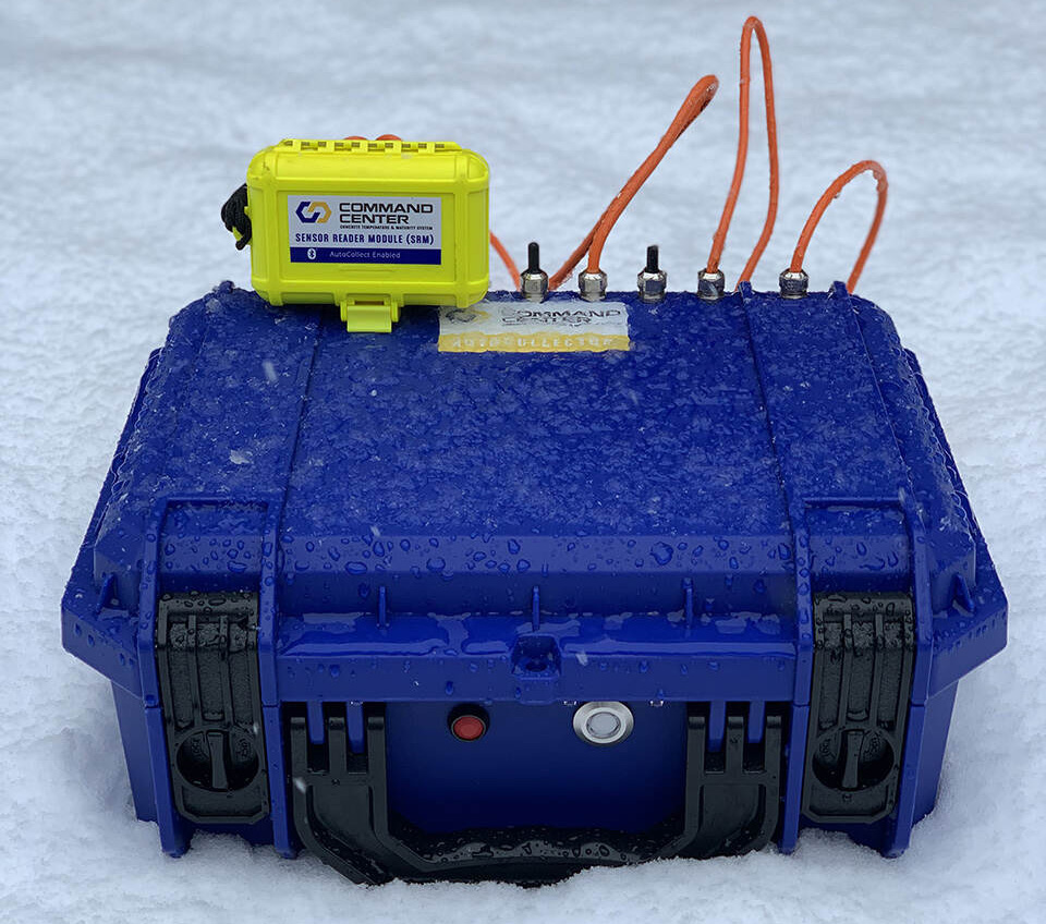 The AutoCollector box is rugged, weatherproof and needs only four D-cell batteries The AutoCollector box is rugged, weatherproof and needs only four D-cell batteries