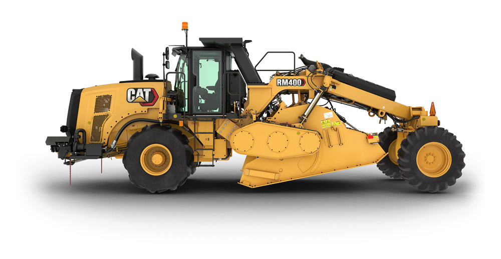 The new RM400 recycler/stabiliser replaces the earlier RM300 model The new RM400 recycler/stabiliser replaces the earlier RM300 model