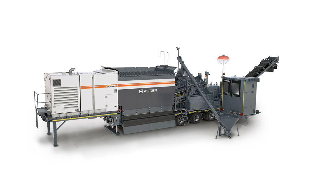 Wirtgen’s upgraded KMA materials recycling machine offers additional capabilities Wirtgen’s upgraded KMA materials recycling machine offers additional capabilities