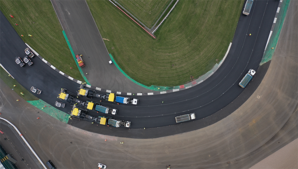 Advanced construction technology helps deliver surface smoothness for race circuits Advanced construction technology helps deliver surface smoothness for race circuits