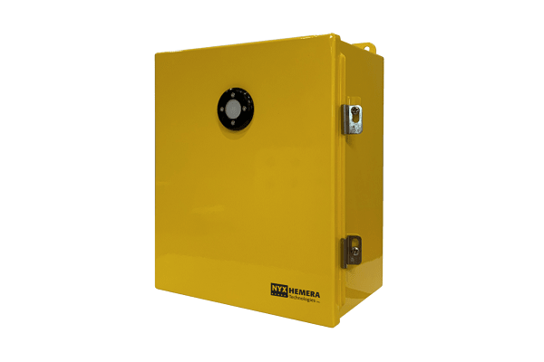 Enclosed in a rugged painted stainless steel container, the ILCAM2 photometer runs off existing power lines in road tunnels and can help improve driver safety. Enclosed in a rugged painted stainless steel container