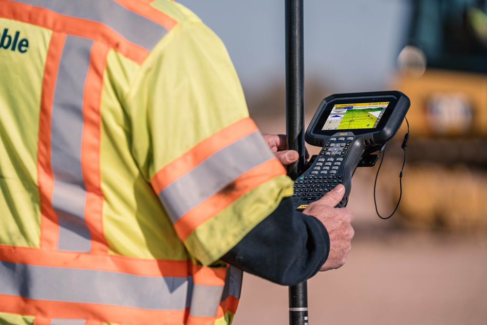 Trimble is now offering a ruggedised controller for surveying purposes Trimble is now offering a ruggedised controller for surveying purposes