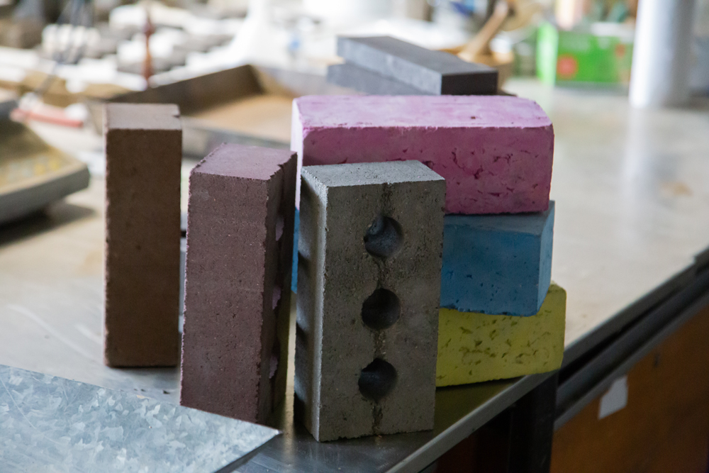A novel brick is now offered that is made from waste materials A novel brick is now offered that is made from waste materials