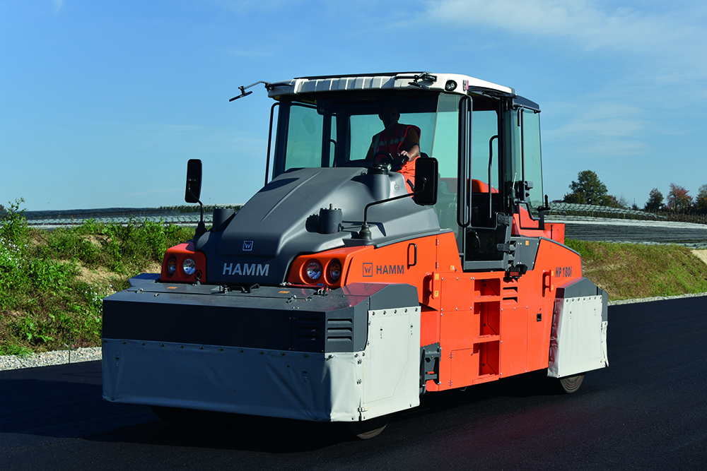 HAMM claims increased performance for its latest pneumatic compactor model HAMM claims increased performance for its latest pneumatic compactor model